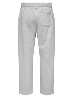 Only and Sons Miesten Collegehousut, CONNOR RLX PANT NOS Light Grey Melange