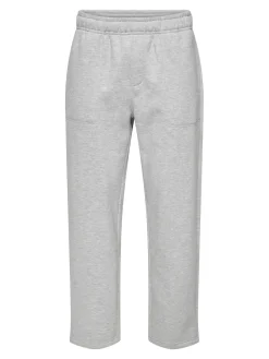 Only and Sons Miesten Collegehousut, CONNOR RLX PANT NOS Light Grey Melange