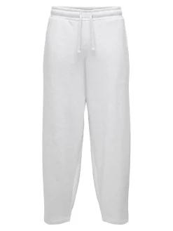 Only and Sons miesten collegehousut Onsceres Wide Pant, vaaleanharmaa
