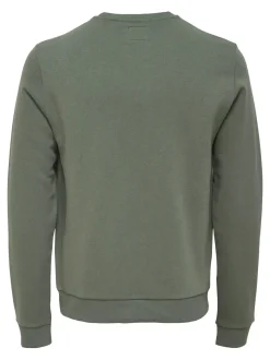 Only and Sons miesten collegepaita ONSCERES Crew Neck, vihreä