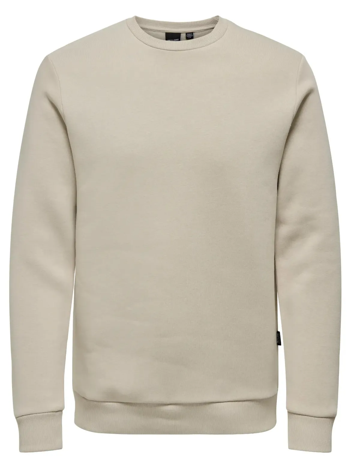 Only and Sons miesten collegepaita ONSCERES Crew Neck, Silver Lining