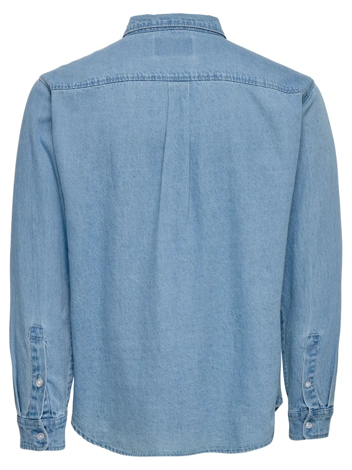 Only and Sons miesten farkkupaita ONSOrson Regular YFM DNM Shirt, Light Blue Denim