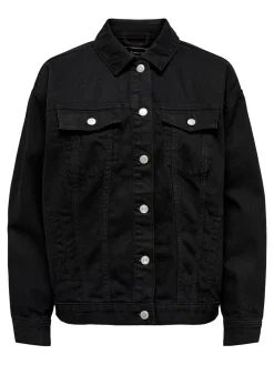 Only and Sons miesten farkkutakki Zach Box Pim Denim Jacket, musta