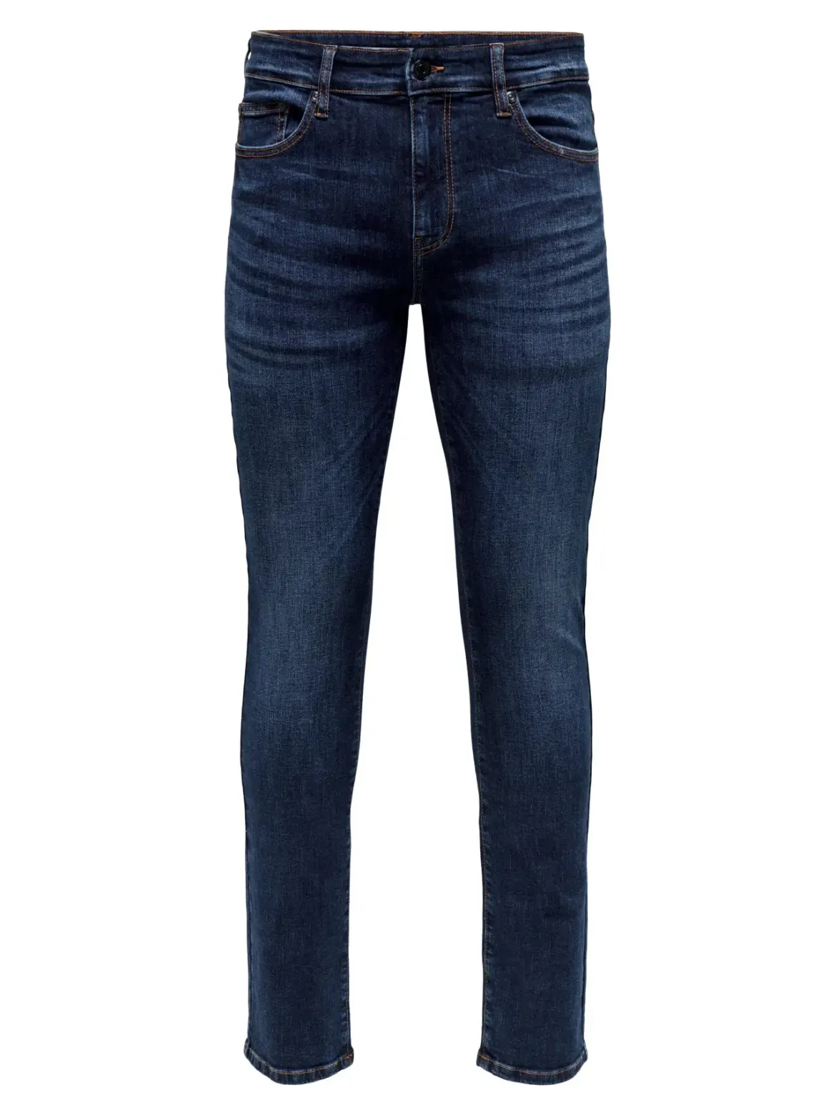 Only and Sons miesten farkut Loom Slim 6749, Dark Blue Denim