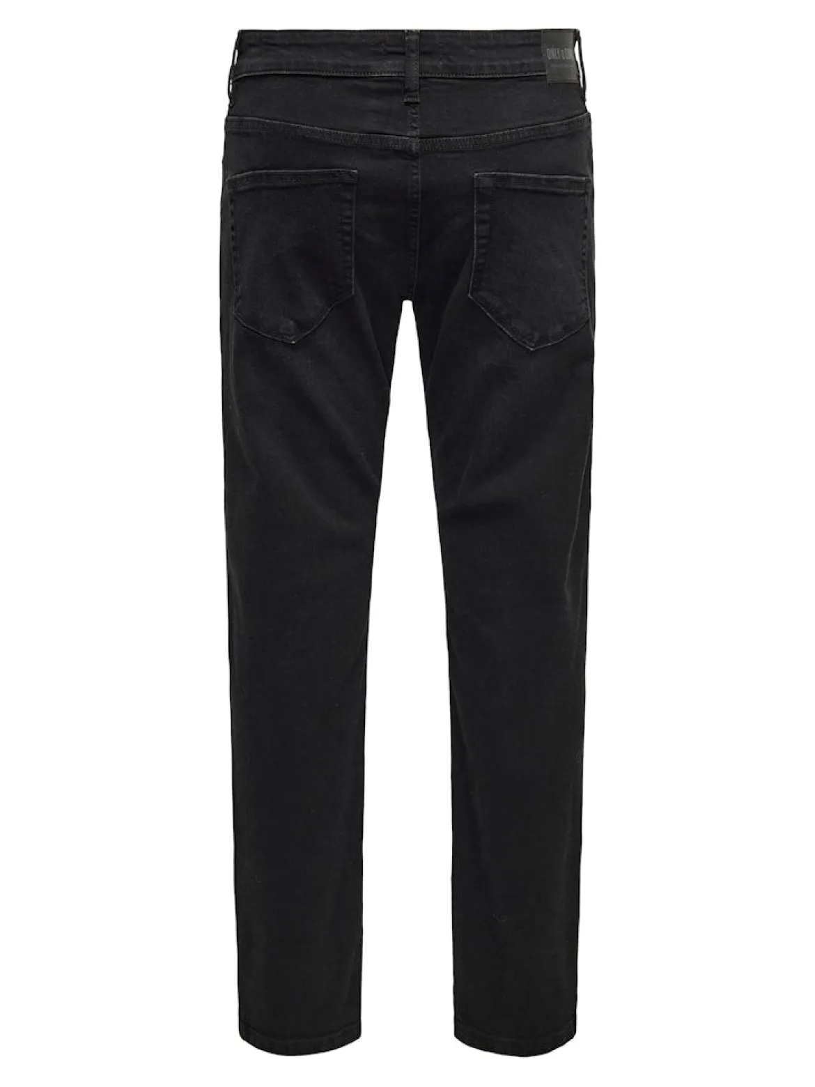 Only and Sons miesten farkut ONSWEFT REGULAR BLACK 8638 MAT DNM NOOS, Black Denim