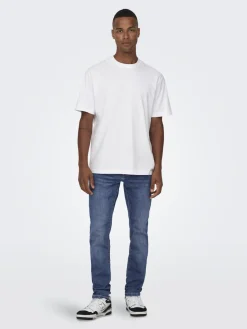 Only and Sons miesten farkut ONSWEFT REG. MB 6755 DNM NOOS H, Medium Blue Denim