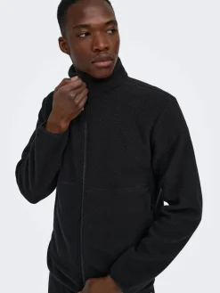 Only and Sons miesten fleece Jason, musta
