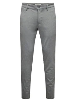 Only and Sons miesten housut Mark Pant, Medium Grey Melange