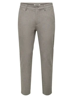 Only and Sons miesten housut, MARK SLIM BRUSHED PIQUE PANTS Falcon