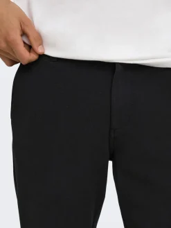 Only and Sons miesten housut Weft Reg Stretch 0651 Pants, Meteorite