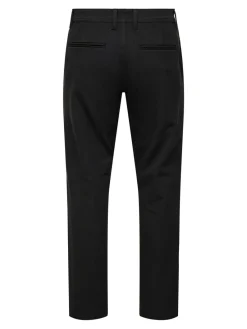 Only and Sons miesten housut Weft Reg Stretch 0651 Pants, Meteorite