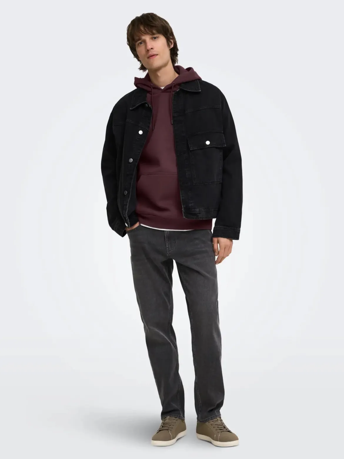 Only and Sons miesten huppari Ceres, Huckleberry