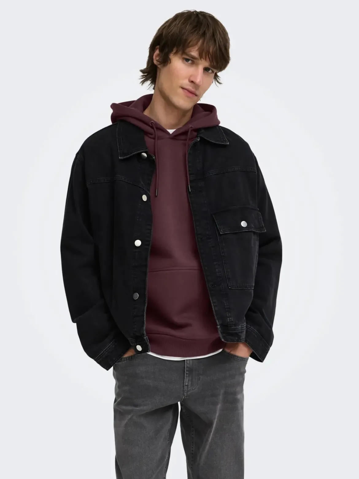 Only and Sons miesten huppari Ceres, Huckleberry