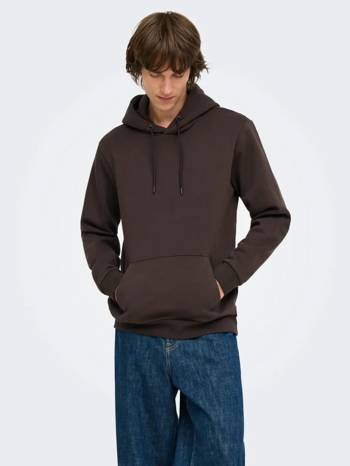 Only and Sons miesten huppari Onsceres, Coffee Bean