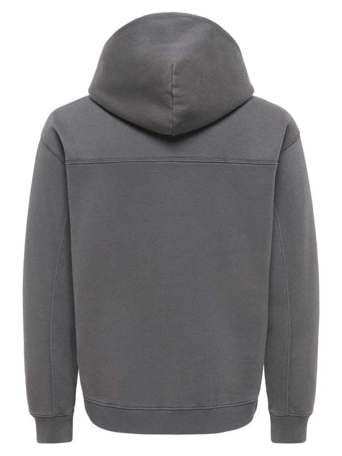 Only and Sons miesten huppari Larry Eflow Rlx Ls Wash Hoodie Sweat, Grey Pinstripe
