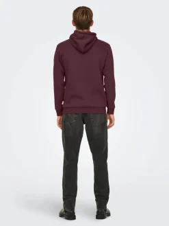 Only and Sons Miesten Huppari ONSCERES LIFE HOODIE SWEAT Port Royale