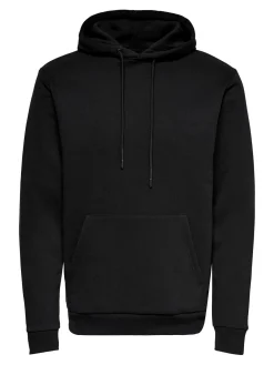Only and Sons Miesten Huppari ONSCERES LIFE HOODIE SWEAT Musta