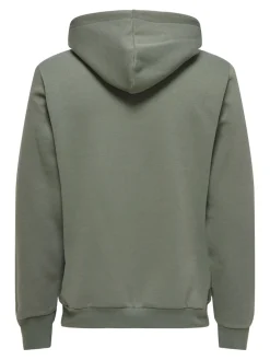 Only and Sons miesten huppari ONSCERES Hoodie Sweat, Castor Gray