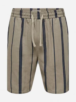 Only and Sons miesten Kangasshortsit Onstinus Stepan, Laurel Oak Dark Sapphire