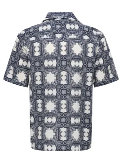 Only and Sons miesten kauluspaita ONSCaiden, Gardenia Blue Nights
