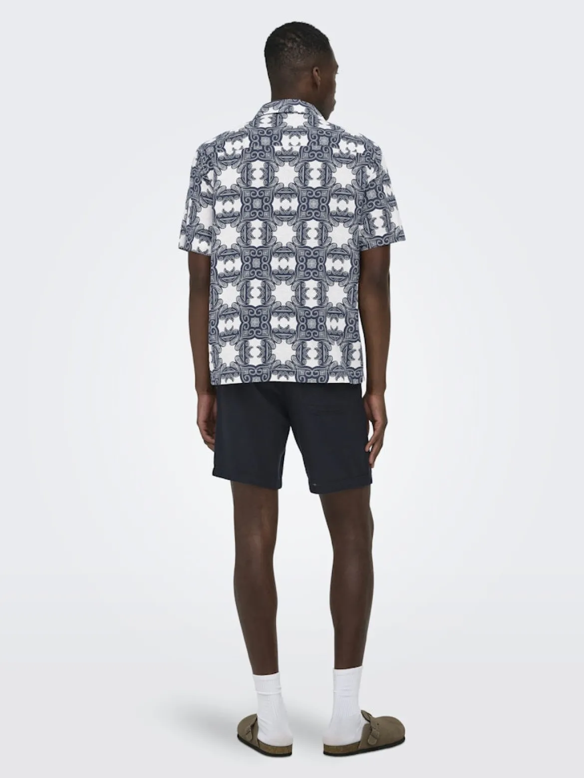Only and Sons miesten kauluspaita ONSCaiden, Gardenia Blue Nights