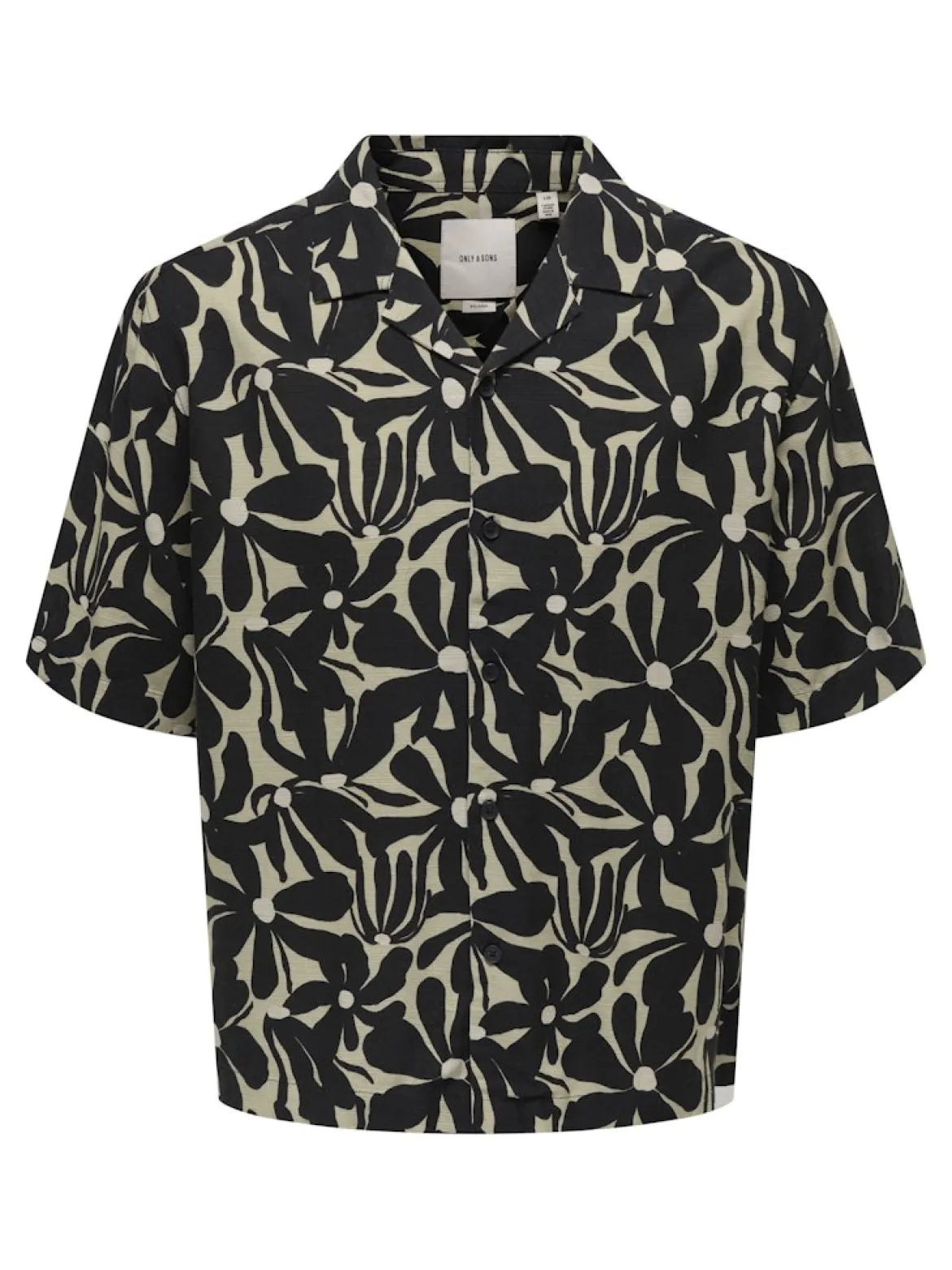 Only and Sons miesten kauluspaidat ONSHarvi RLX Resort SS, Jet Black