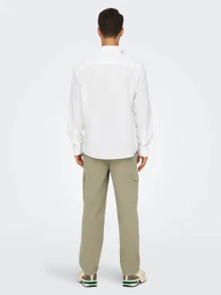 Only and Sons miesten kauluspaita, CAIDEN LIFE REG White