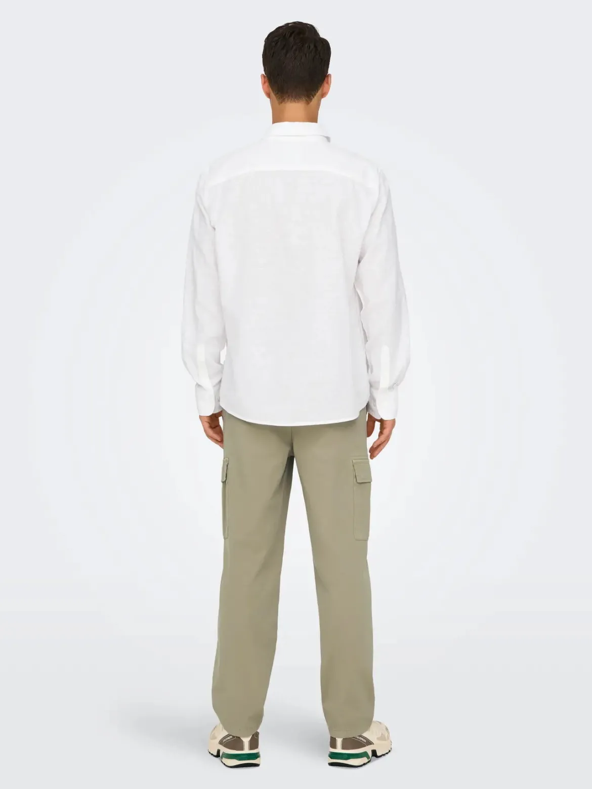 Only and Sons miesten kauluspaita, CAIDEN LIFE REG White