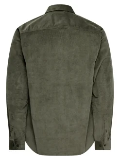 Only and Sons miesten kauluspaita, MICHAEL REG CORD SHIRT Castor Gray