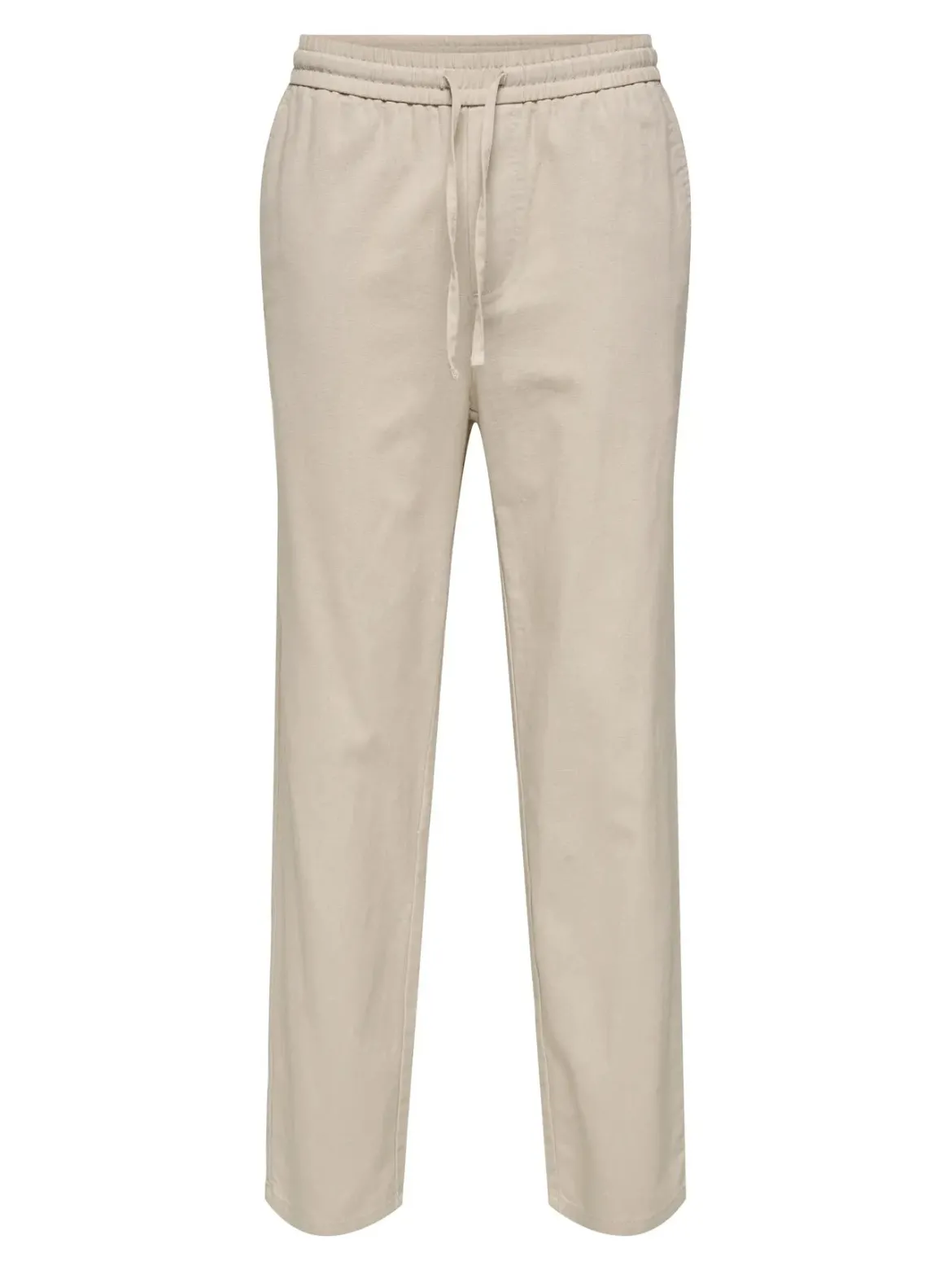 Only and Sons miesten kesähousut, SINUS LOOSE LIN PANT Silver Lining