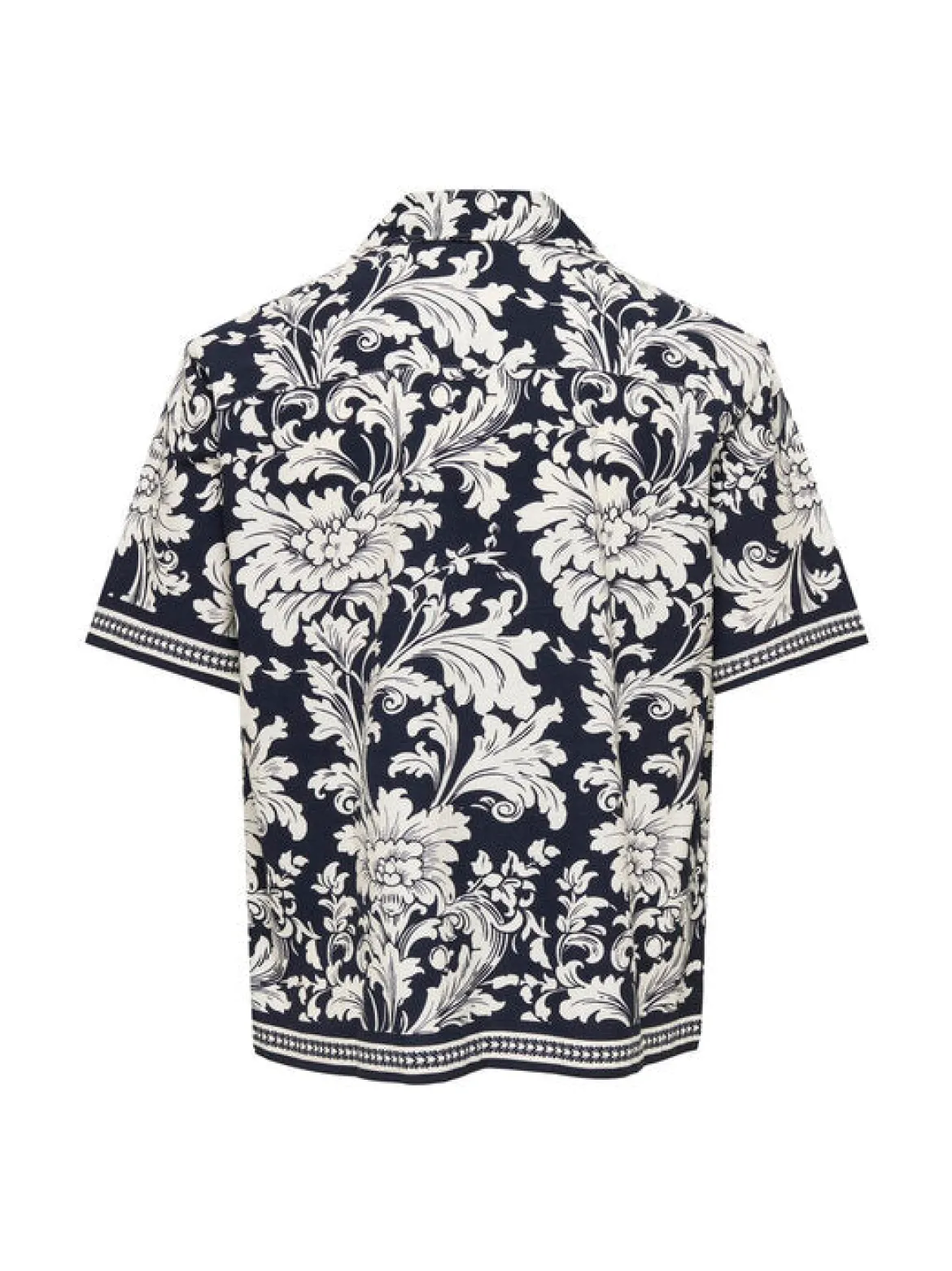 Only and Sons miesten lyhythihainen kauluspaita Nero Resort, Jet Black Lotus Antique White