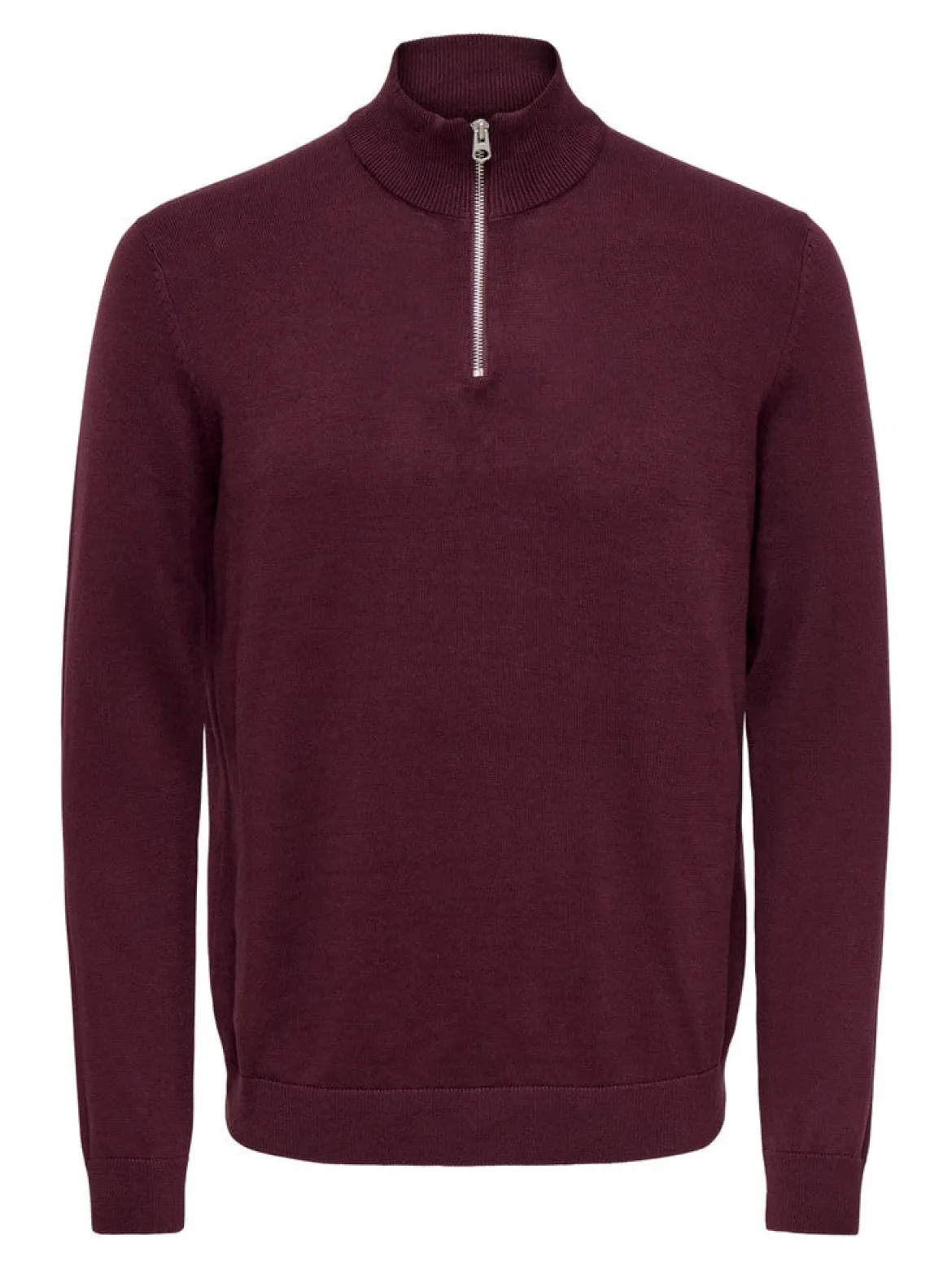Only and Sons miesten neulepusero Alex Half Zip, Port Royale