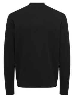 Only and Sons miesten neuletakki ONSTING LIFE REG LS CARDIGAN KNIT NOOS, musta