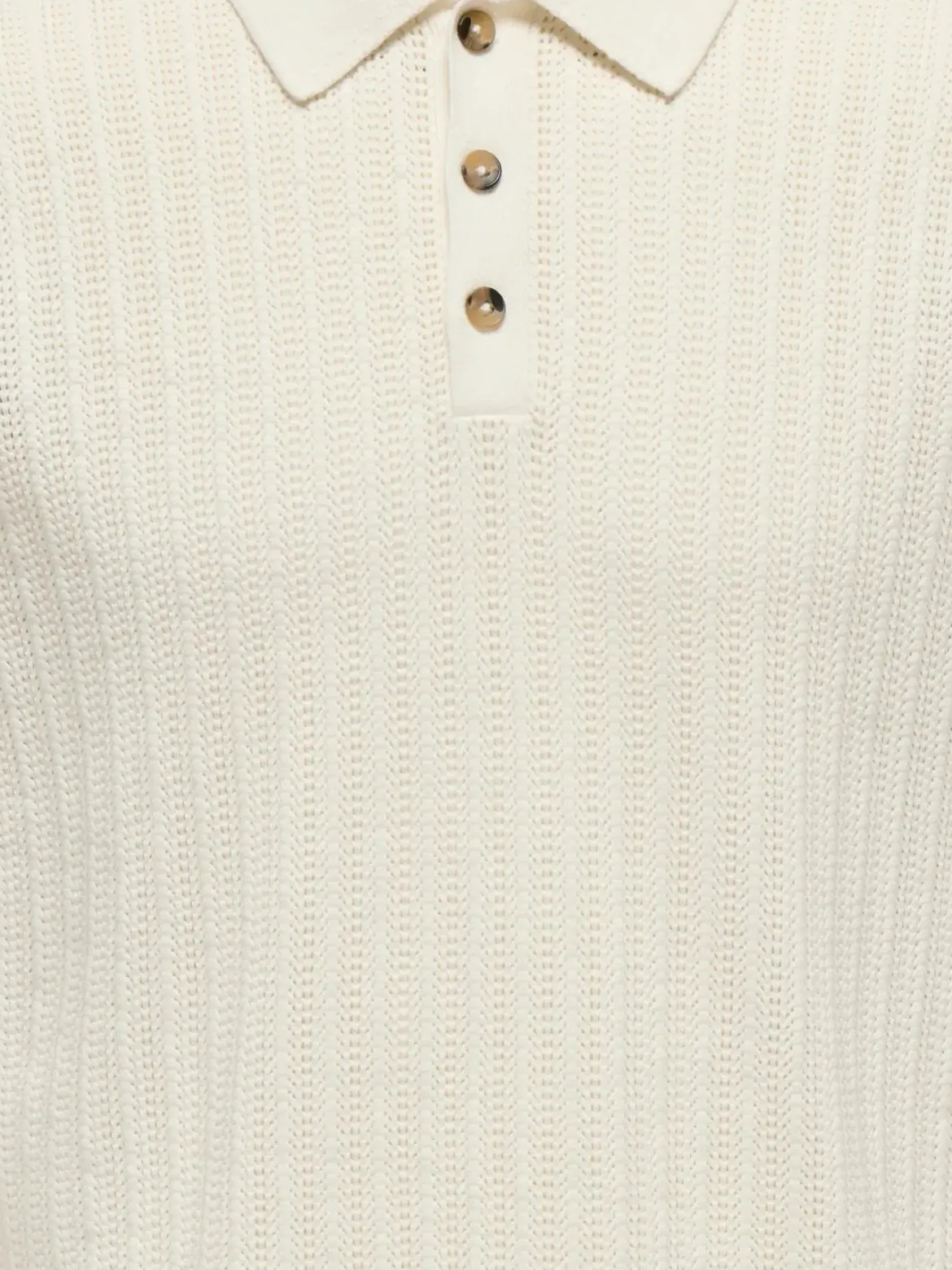 Only and Sons miesten paita ONSMOON REG 12 SS Polo Knit, Egret