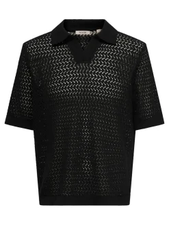Only and Sons miesten paita ONSNYLE Life Reg 5 SS Split Polo Knit, musta