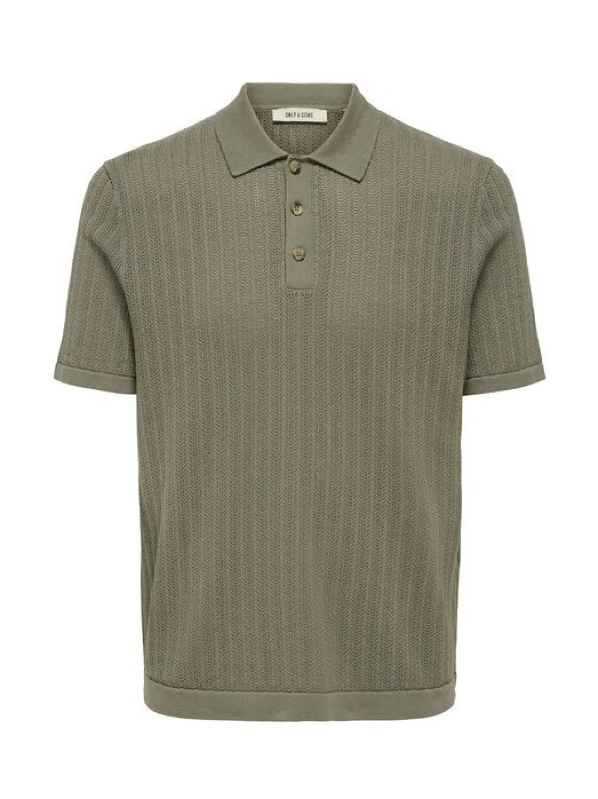 Only and Sons miesten paita ONSMOON REG 12 SS Polo Knit, Bungee Cord