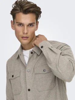 Only and Sons miesten paitatakki Onsmark Overshirt, Falcon