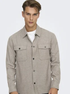 Only and Sons miesten paitatakki Onsmark Overshirt, Falcon