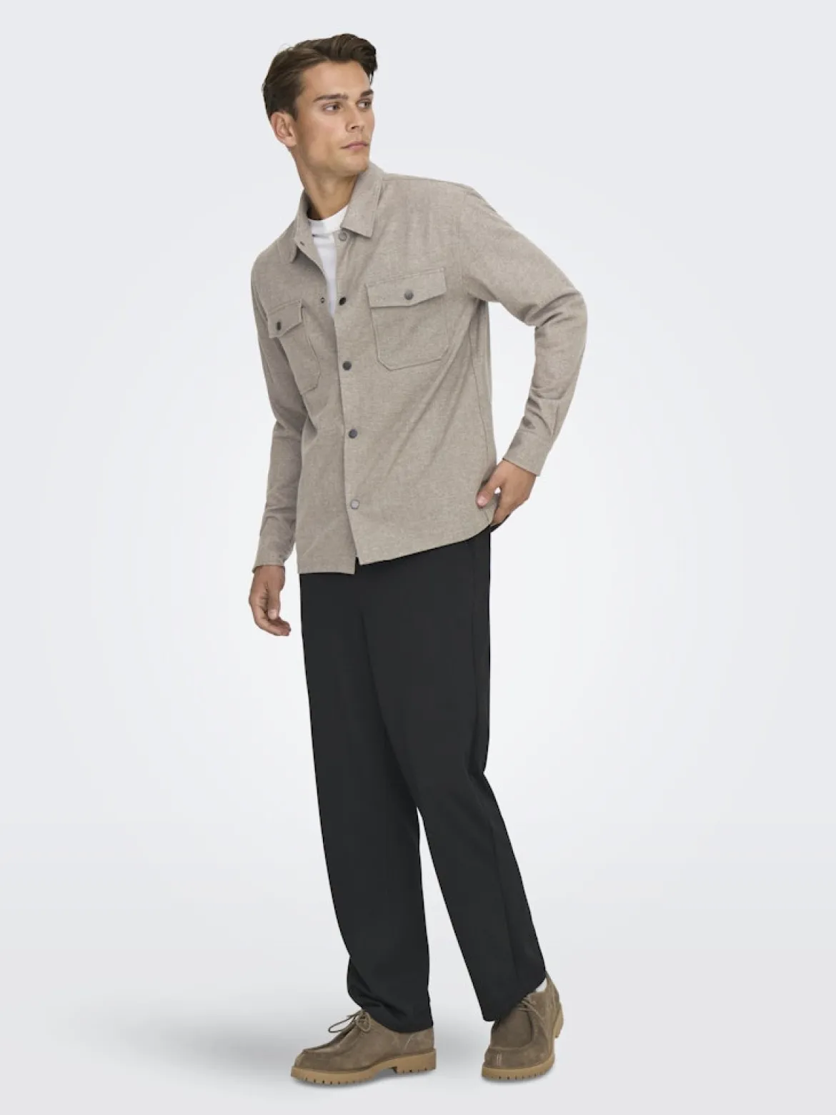 Only and Sons miesten paitatakki Onsmark Overshirt, Falcon