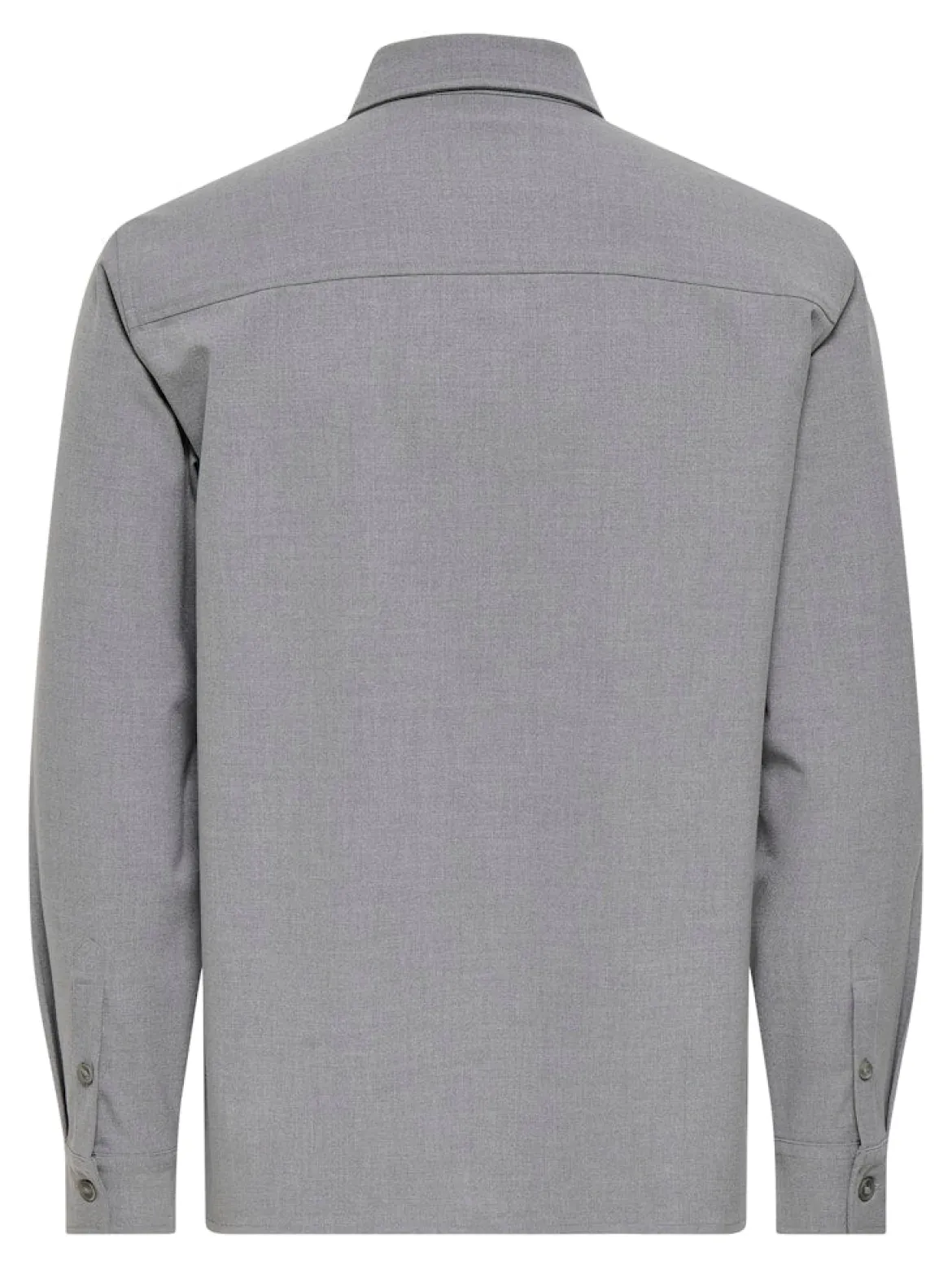 Only and Sons miesten paitatakki ONSVENUS REG OVERSHIRT NOOS, Light Grey Melange