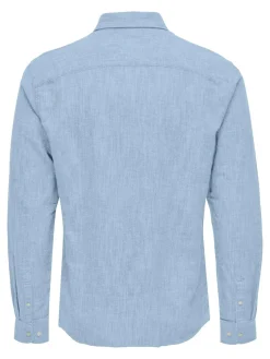 Only and Sons miesten pellavapaita Arlo Linen Shirt, Skyway
