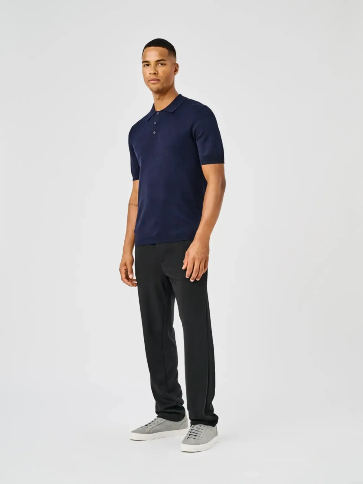 Only and Sons miesten pikeepaita, WYLER LIFE POLO KNIT Dark Navy