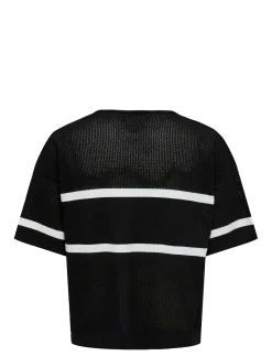 Only and Sons miesten pikeepaita Onsace Life Split Neck Ds, musta