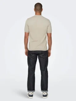 Only and Sons miesten pikeepaita, WYLER LIFE POLO KNIT Beige
