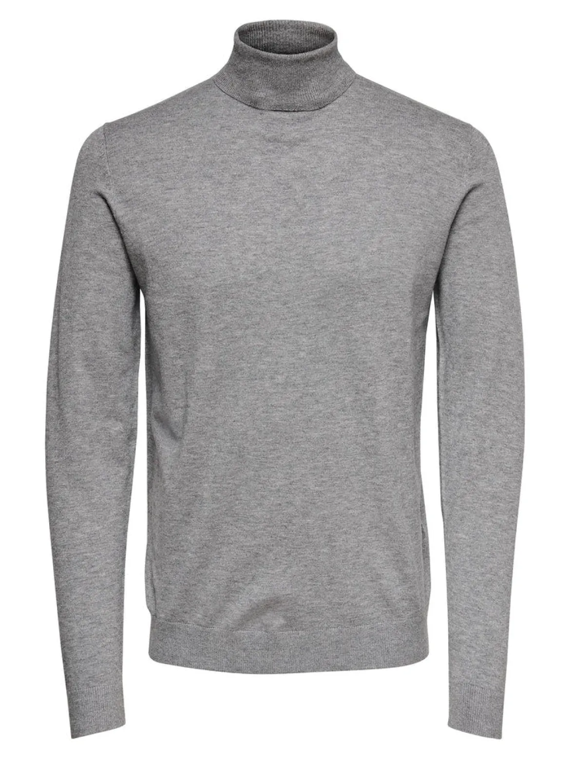 Only and Sons Miesten Pooloneule, Wyler Life Roll Neck Nos Keskiharmaa