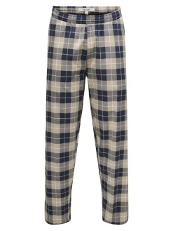 Only and Sons miesten pyjamahousut, ONSFEDERICO LOUNGEWEAR PANTS Navy Blazer