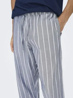 Only and Sons miesten pyjamasetti ONSBILLIE PANT LOUNGE GIFTBOX, Pageant Blue