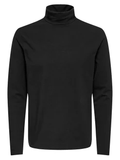 Only and Sons miesten roll neck ONSMICHAN LS ROLLNECK, musta