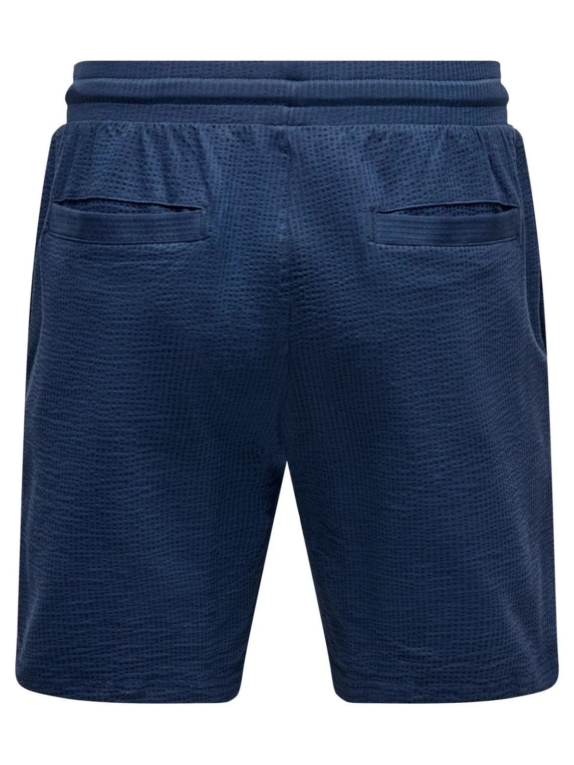 Only and Sons miesten shortsit, K KIAN REG SEERSUCKER SHORTS Tummansininen