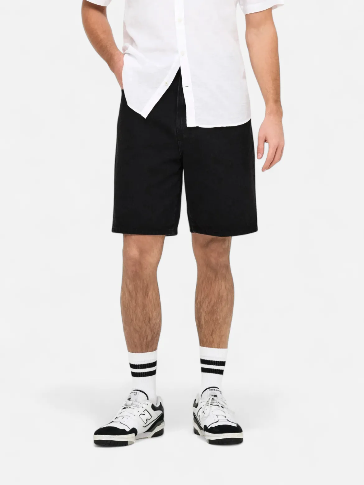 Only and Sons miesten shortsit, FADE BLACK SHORTS Hiilenmusta